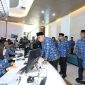 Kunjungan Walikota Benyamin Davnie bersama pejabat Pemkot Tangsel dan Bank Indonesia Banten  ke gedung baru pelayanan Bapenda dan Disdukcapil di Cilenggang, Serpong