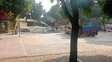 Pembangunan Gedung SMPN 14 Tangerang Selatan Rp20 Miliar Tuai Sorotan, Papan Proyek Tak Terpasang