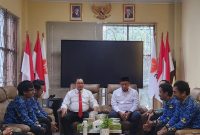 Foto : Ketua DPRD Kota Bekasi menerima audiensi PPPK Paruh Waktu.