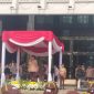 Walikota Tangerang Selatan Sebagai Pembina di Upacara Peringatan Hari Pramuka ke 65 di Lapangan Puspemkot Tangsel.